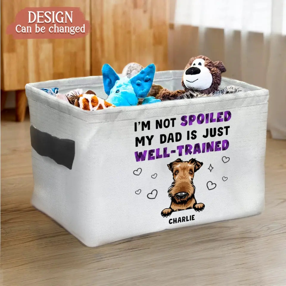 Personalized Pet Storage Box