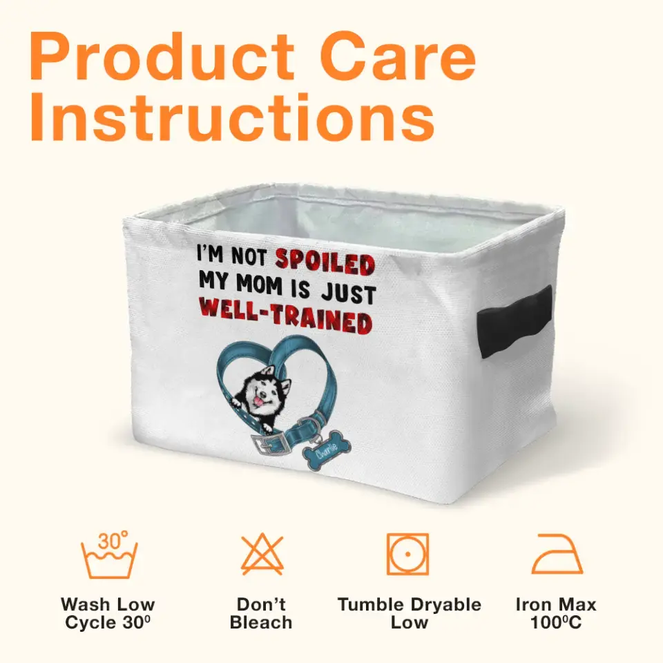 Personalized Dog Storage Box