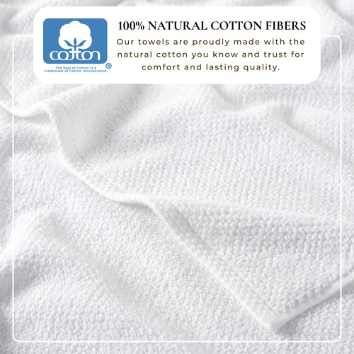 Acacia Cotton Textured Bath Towel Set