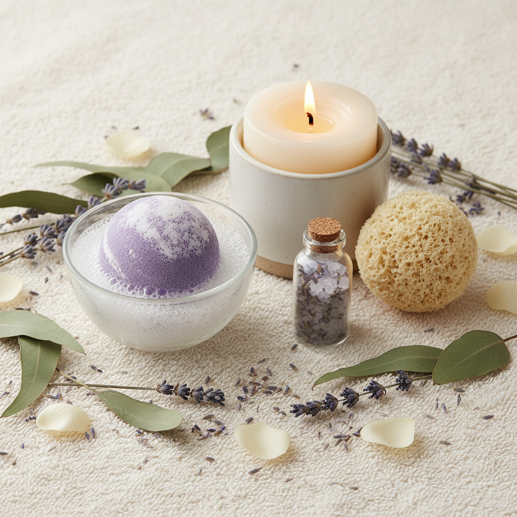 Lavender Bubble Bath Set