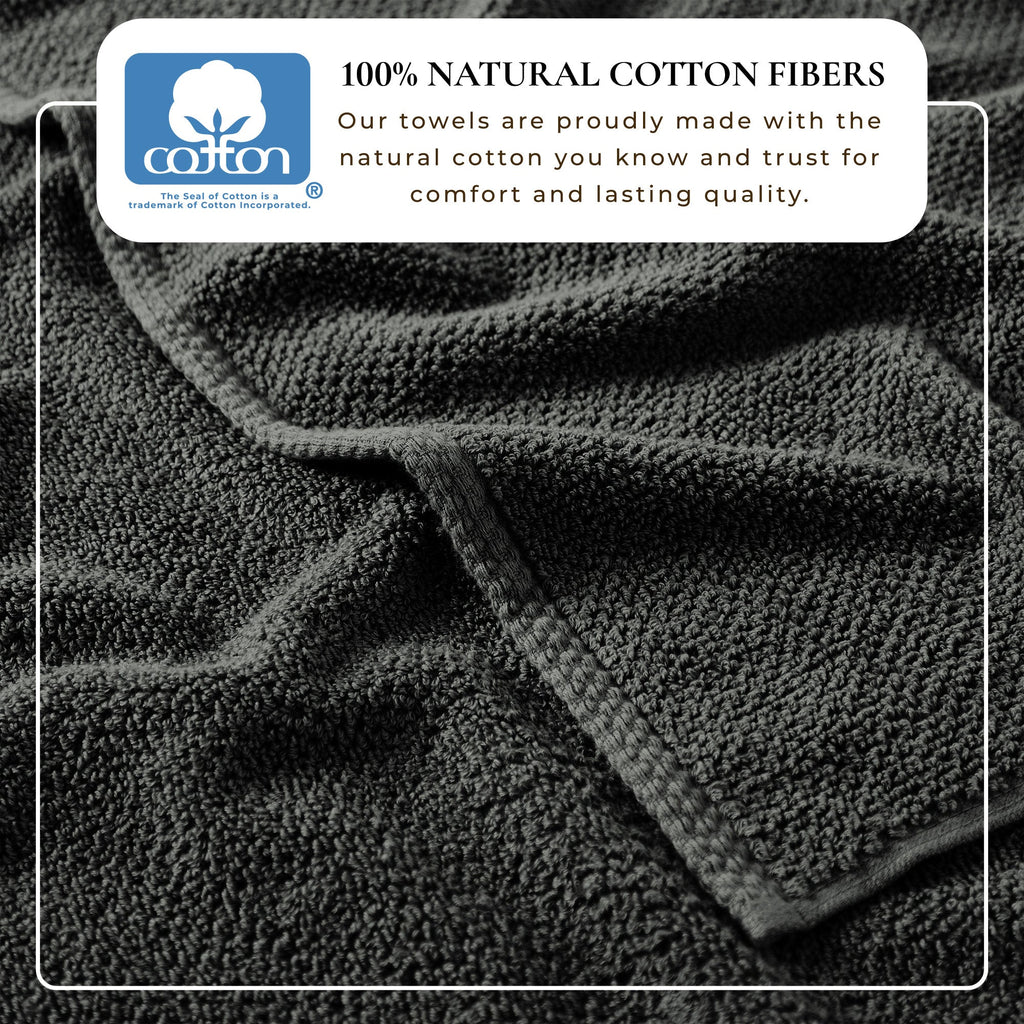 Acacia Cotton Textured Bath Towel Set