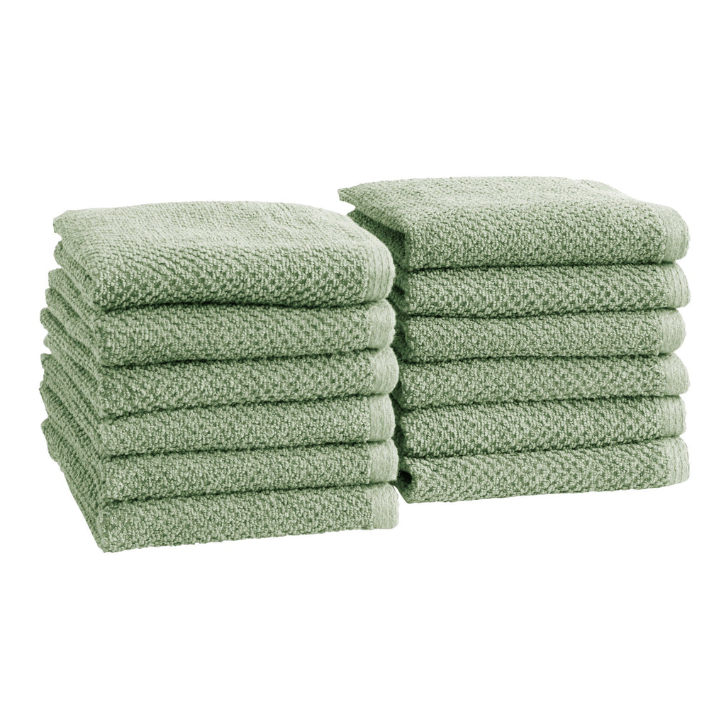 Acacia Cotton Textured Bath Towel Set